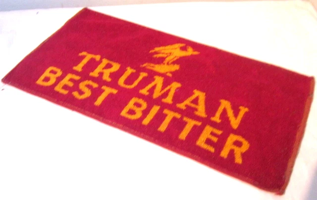 Vintage Truman Bar Towel Mat Runner Man Cave