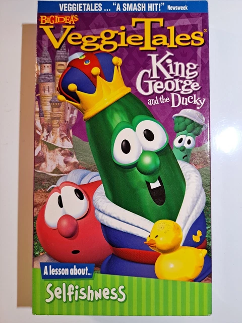 veggietales-king-george-and-the-ducky-vhs-2000-eur-4-90-picclick-fr