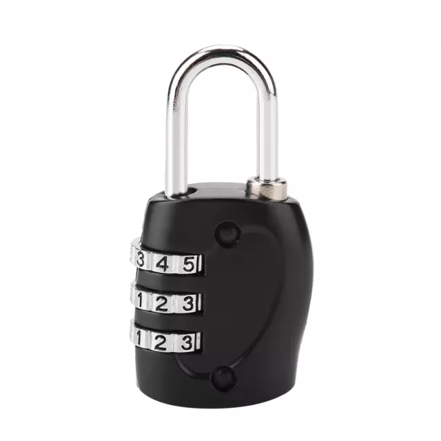 3 Dial Digit Combination Suitcase Luggage Code Password Lock Padlock For Loc FD5