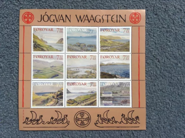 FAROE ISLANDS - MNH 2005 SG487-95 Art Paintings / Jogvan Waagstein - FREE POST