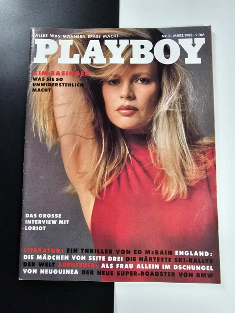 PLAYBOY - MÄRZ 1988 Kim Basinger - SEHR GUT EUR 18,69 - PicClick DE