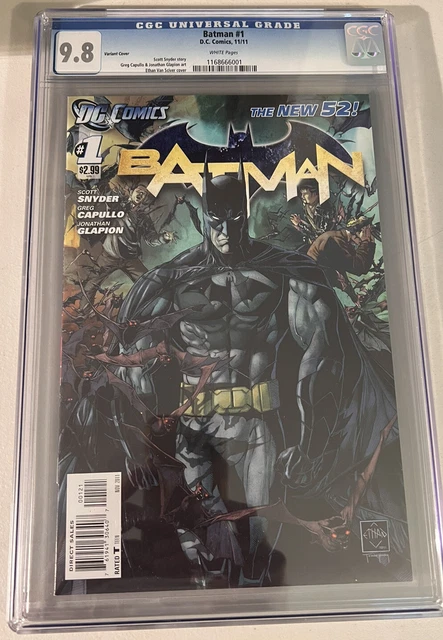 Batman #1 CGC 9.8 Comic Variant Cover Scott Snyder & Greg Capullo New 52 1:25