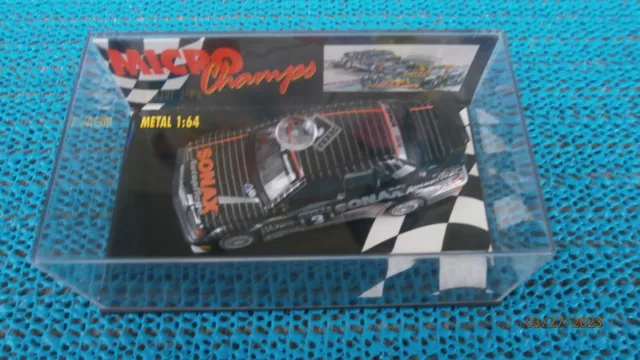 MICRO CHAMPS " MERCEDES BENZ EVO 2 " SONAX * LUDWIG * DTM 1992 * 1:64 * # 3 Neu