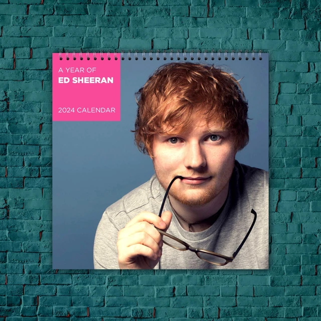 ED SHEERAN CALENDAR 2024, Celebrity Calendar, Ed Sheeran 2024 Wall