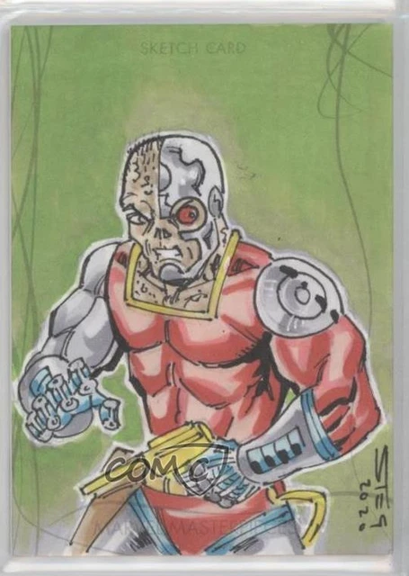 2020 Upper Deck Marvel Masterpieces Sketch Cards 1/1 Mark Stegbauer Auto 09q5