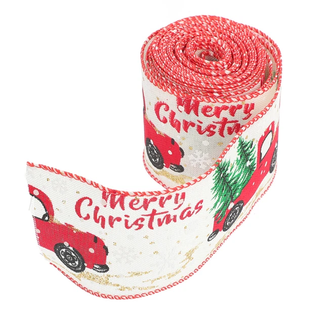 1 Roll Weihnachten Geschenk Verpackungsband Weihnachten Dekoratives Ribbon für