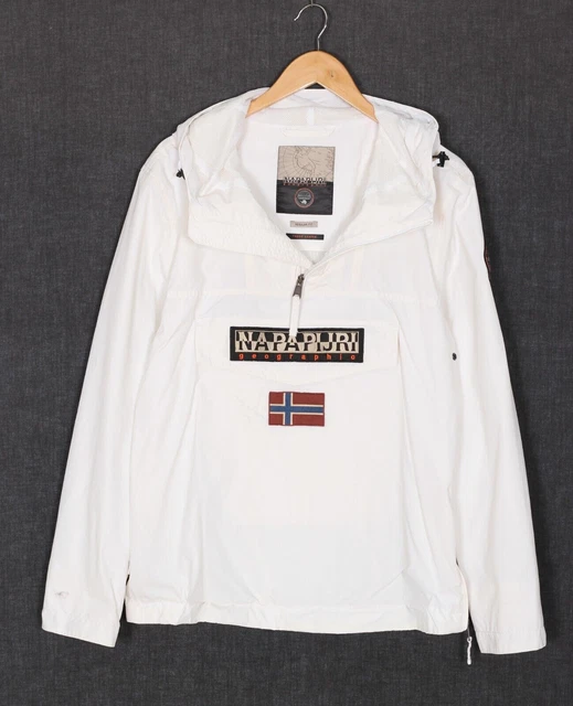 Veste napapijri homme blanche best sale