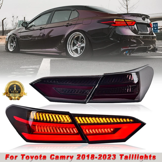 SMOKE LED TAIL Lights For Toyota Camry 20182023 Rear Lamps Assembly