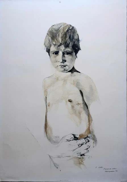 Renzo Vespignani - Litografía Original, P. D.c. I Estado, Firmada
