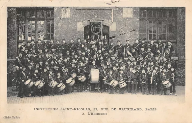 CPA 75 PARIS XVe INSTITUT SANT NICOLAS RUE DE VAUGIRARD L'HARMONIE