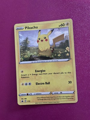 holo mcdonalds pikachu card