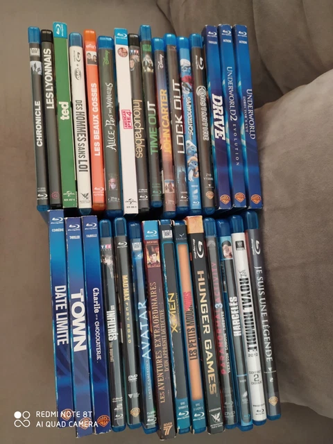 Lot de 30 blu ray