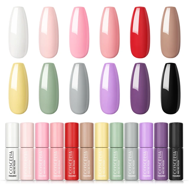 Nail Gel polishes Candy series Set Manicure DIY Set 7ml Pastel Candy