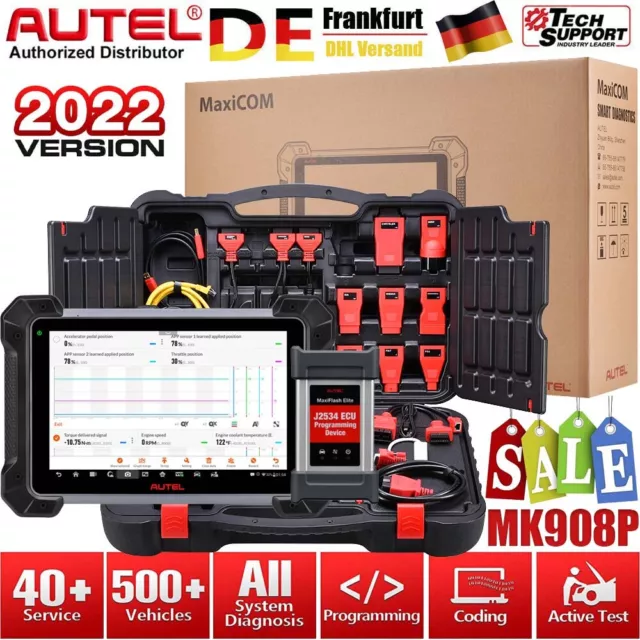 Autel MK908P MaxiSys MS908S Pro Elite PROFI J2534 ECU Programming ALLE SYSTEME