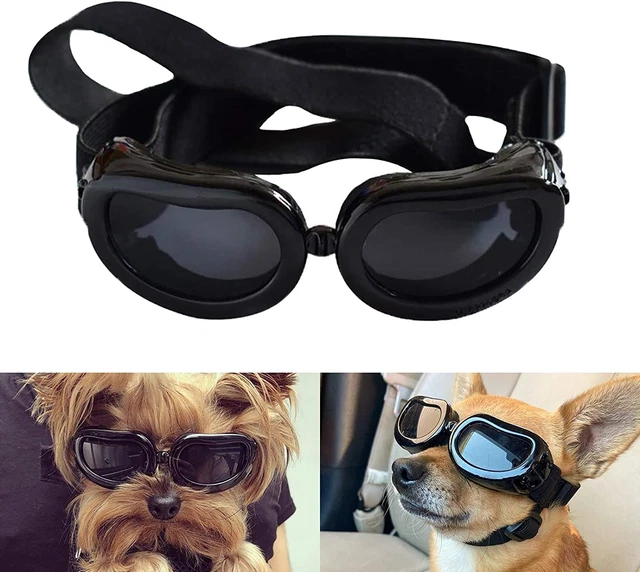 Gafas de sol NAMSAN para mascotas perro impermeables a prueba de viento gafas para cachorros antiniebla UV