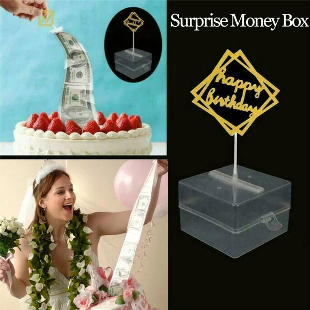 BIRTHDAY CAKE ATM Surprise Money Pulling Box Special 2022 Occasion