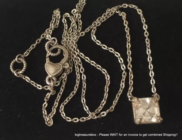 Vtg Necklace MARKED JUDITH RIPKA 925 STERLING SILVER Chain Pendant lot y Vtg Necklace MARKED JUDITH RIPKA 925 STERLING SILVER Chain Pendant lot y