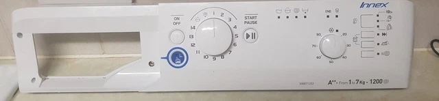 Indesit Waschmaschine XWB71252W Hauptbedienfeld Band 21023315101