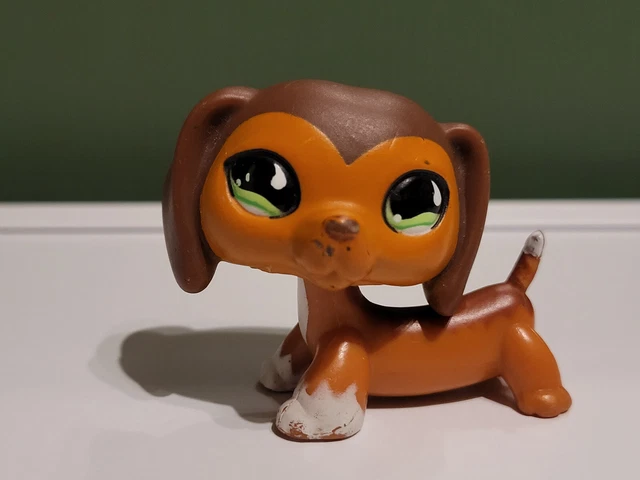 Littlest Pet Shop HASBRO - Chien Teckel Authentique #556 - Occasion - LPS Original