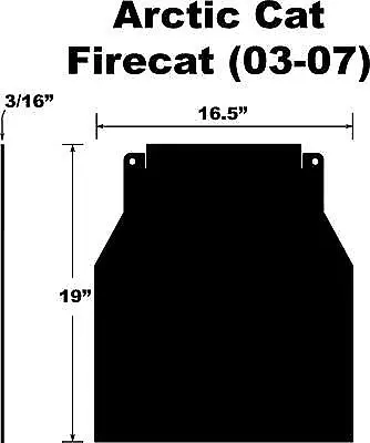 Proven Design Products Snow Flap for 2005-2006 Arctic Cat F7 Firecat EFI R