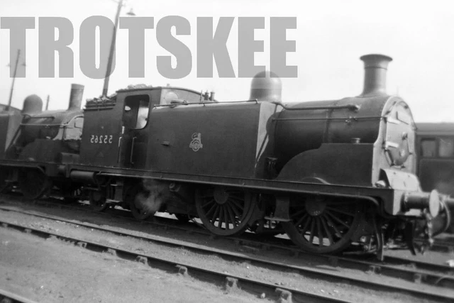 Larger Negative BR British Railways Steam Loco 55265 Class 2P-J c1955