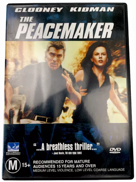 The Peacemaker DVD George Clooney Nicole Kidman R4 M15+  PAL 1997