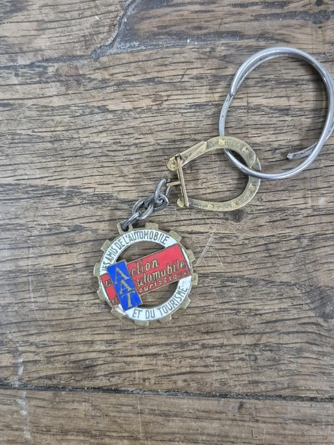 ANCIEN PORTE-CLÉ GILLETTE en métal - France 98 - Coupe du