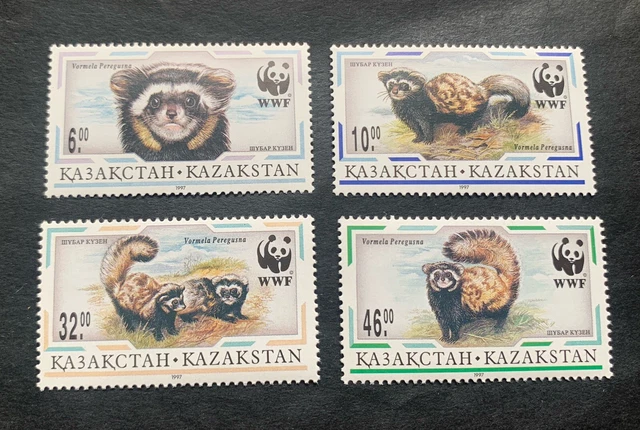 Kazakhstan Қазақстан  1997 - 4 mint stamps