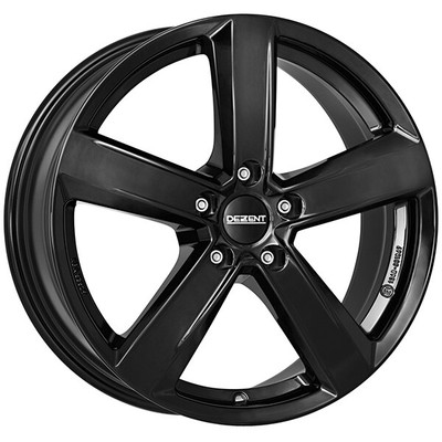 DEZENT CERCHI IN LEGA DEZENT TU black PER VOLKSWAGEN GOLF VII 7.5x17 5x112 ET 51 Bl 6ec 