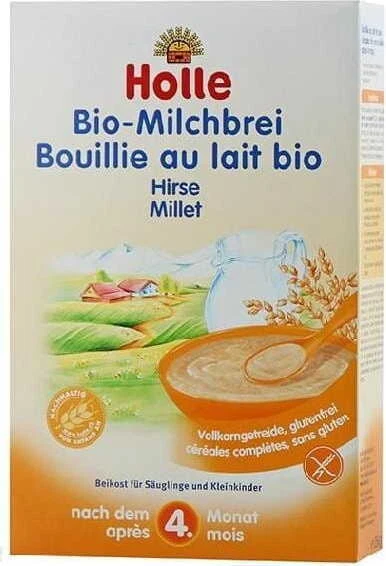 Lait et millet Semoule de blé entier sans gluten 250g EKO Holle
