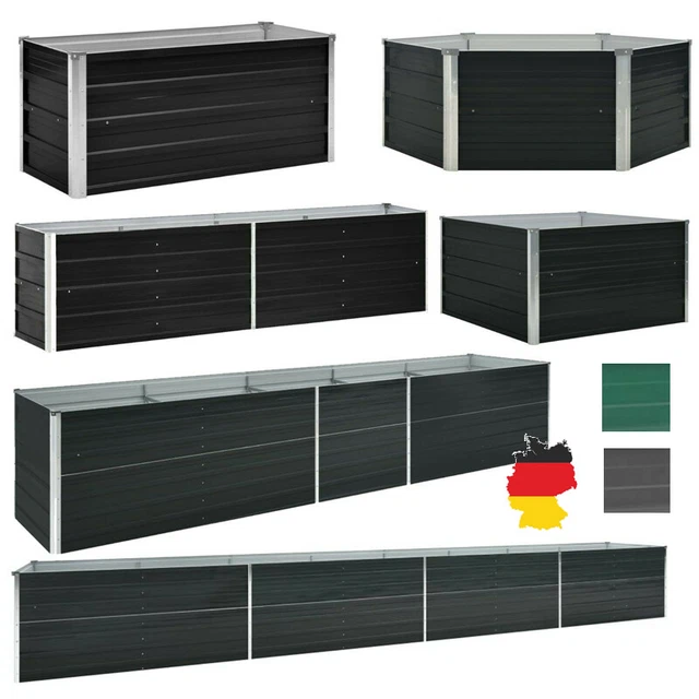Hochbeet Stecksystem Metall Pflanzbeet Gemüsebeet Beet Pflanzkasten Blumenbeet
