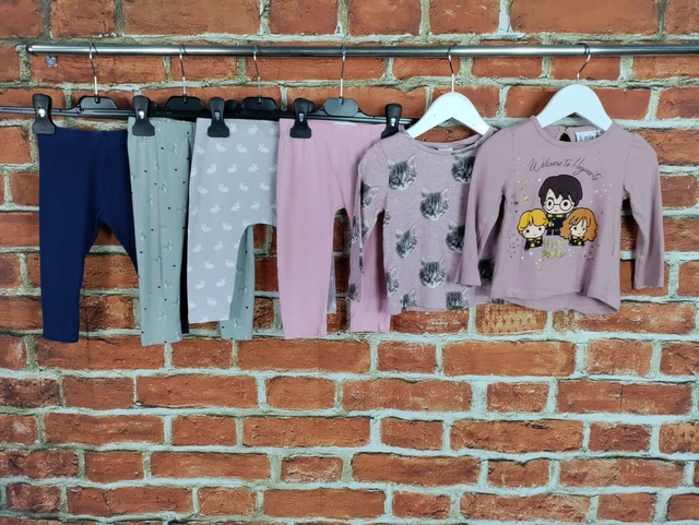 Baby Girls Bundle Age 9-12 Months Zara Harry Potter Next Etc Tees Leggings 80Cm