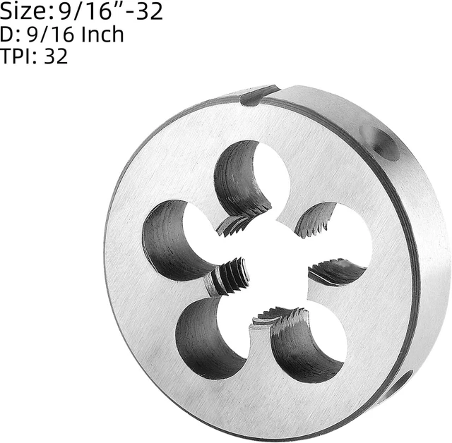 Burkit M18 X 1.5 Set di maschi e matrici per mano destra, M18 x 1.5 filettatura macchina e fustella rotonda