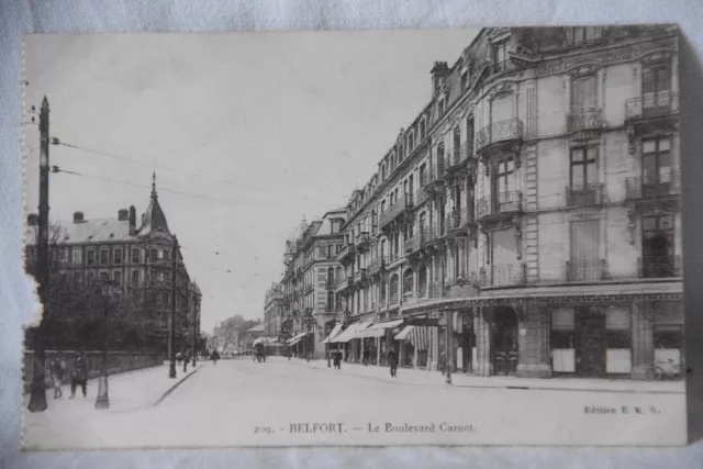 Cpa carte postale Belfort boulevard Carnot