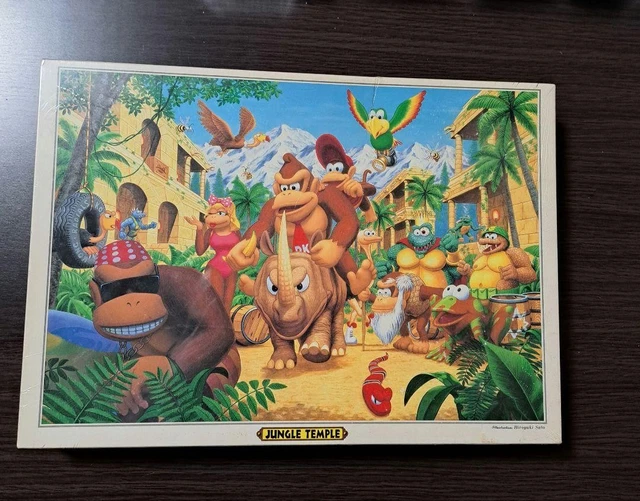 SUPER DONKEY KONG Puzzle Jungle Temple 500 Large Pieces
