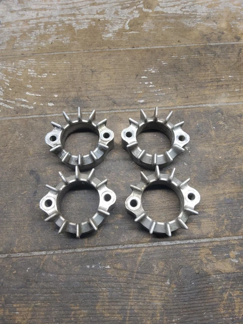 1980 80 80-82 Honda CB650C CB650 Custom Exhaust Headers Flanges Clamps Set
