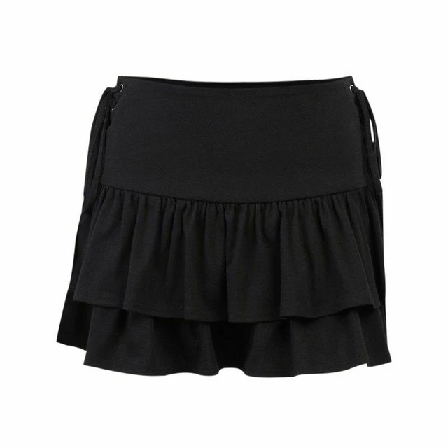Skirt Women Harajuku Y2k E-girl High Waist Bandage AltGirl Streetwear Mall Goth