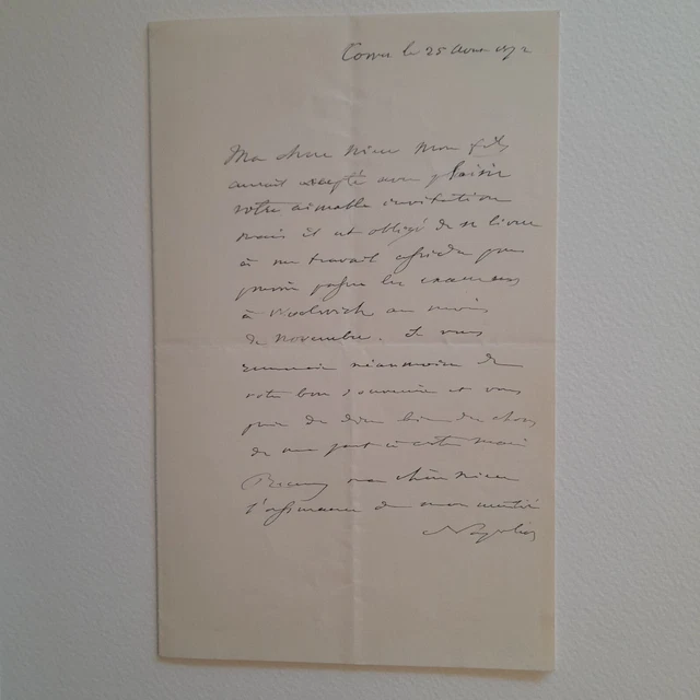 Lettre autographe signée à [Robert] Dauchez, Vence, 24 avril 1967. de [CÉLINE Louis-Ferdinand
