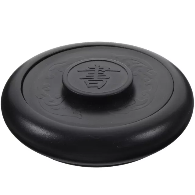 Chinese Inkstone Ink Grinding Stone Sumi Ink Dish Ink Tray Ink Brush Holder-