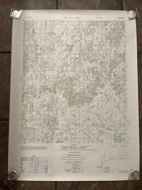 Huckabay Bluff Dale Dublin Stephenville Tx US Military Topographic Maps 1960s
