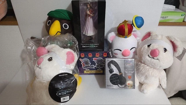Bulk Lot Final Fantasy Aerith Figure Moogle Plush Ichiban Kuji Square Enix J1615