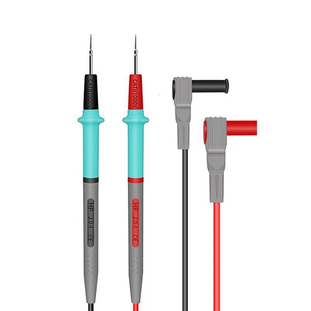 Set Di Cavi Di Misurazione Per Multimetro 1000V/20A | Punte In Rame Nichelato, Accessori Da Banco, 1 Paio - 3