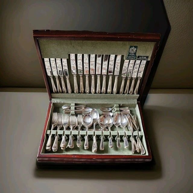 ARTHUR PRICE JOHN Mason - Kings Pattern Cutlery Set Canteen
