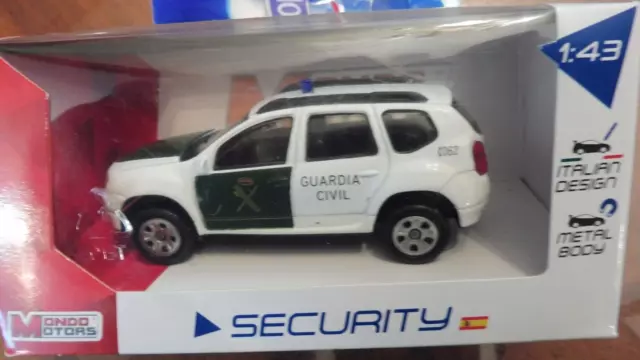 Dacia Duster Guardia Civil Véhicule Neuf Miniature 1/43 Mondo Motors Security