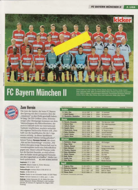 MB`s FC Bayern München II / Kickers Offenbach, Saison 2008/09
