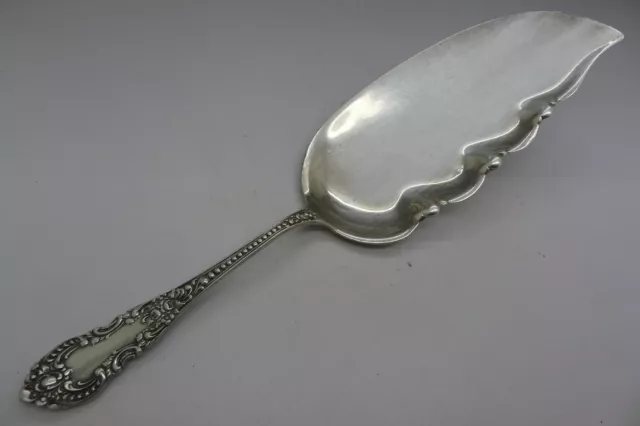 Knowles 1892 Sterling Silver Fish Server Cake Apollo / Mt. Vernon Rare Piece