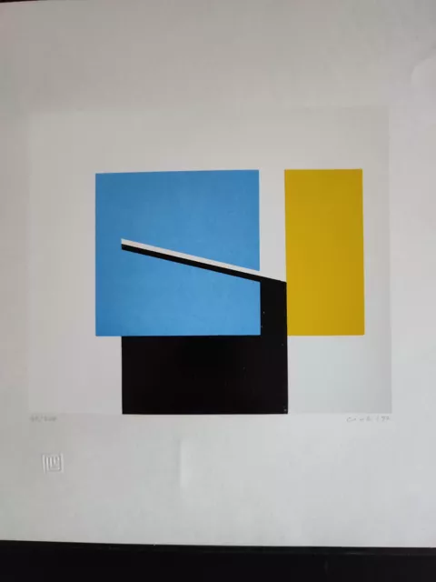 Enrico Ciuti - 'Senza Titolo" - serigrafia originale, numerata e firmata