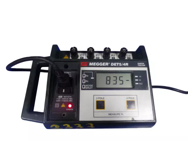 AVO Megger® DET5/4R Earth Tester - Without Any Accessories - Free Shipping