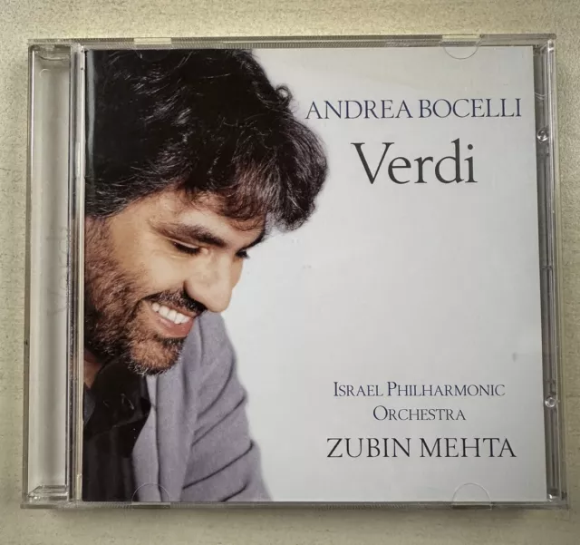 CD  Andrea BOCELLI * VERDI * Israel Philharmonic Orchestra ZUBIN MEHTA