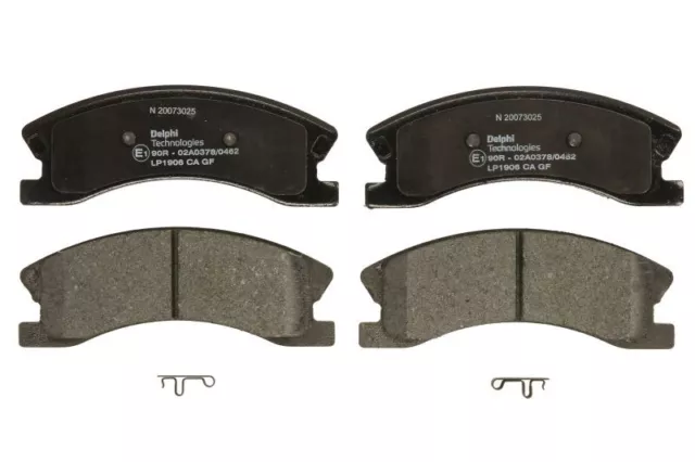 Fits DELPHI LP1906 Brake Pad Set, disc brake OE REPLACEMENT